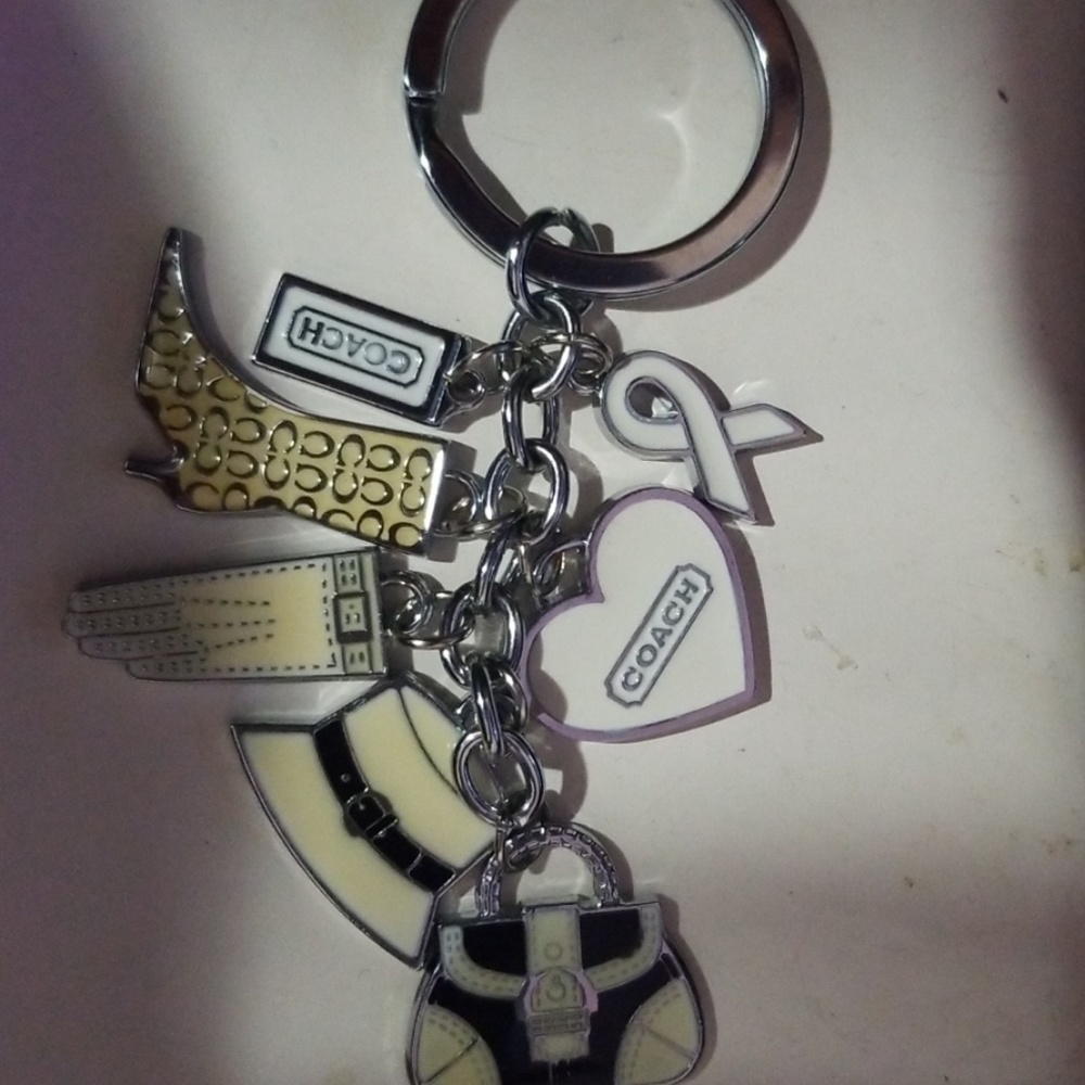 Coach charm keychain/ key ring Final price drop.